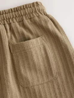 Best Next Textured Jersey Joggers (3mths-7yrs) Tan Brown