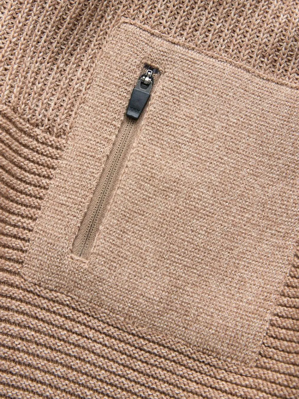 Next Tan Brown Utility Knitted Hoodie (3-16yrs)^BOY Sweatshirts & Hoodies|Knitwear & Sweaters