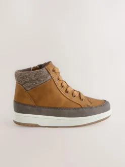 Next Warm Lined High Top Boots^BOY Boots|Boots
