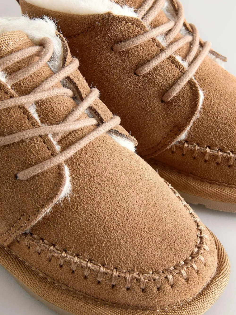 Next Tan Brown Warm Lined Suede Boots^BOY Boots|Boots