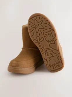 Next Tan Brown Water Repellent Suede Boots^ Boots|Boots & Wellies