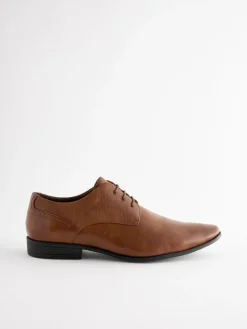 Next Wide Fit Derby Lace-Up Shoes^ Shoes