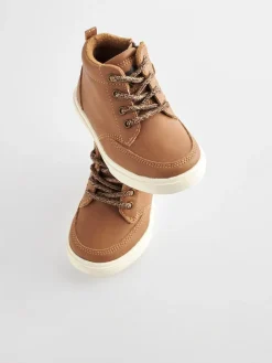 Outlet Next Wide Fit (G) Warm Lined Chukka Boots Tan Brown