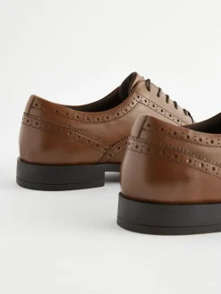 Next Wide Fit Leather Oxford Brogue Shoes^ Occasionwear|Shoes