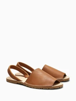 Best Next Beach Leather Sandals Tan Leather