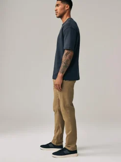 Clearance Next Tan Light Slim Fit Stretch Chinos Trousers