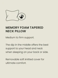 Clearance Next Tapered Neck Memory Foam Pillow