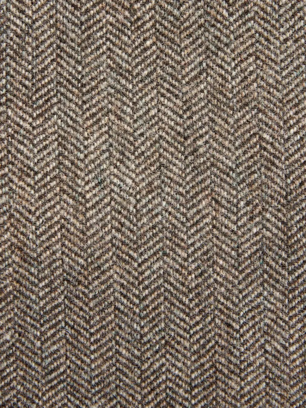 New Next Regular Fit Signature Wool Blend Herringbone Nova Fides Blazer Taupe Brown