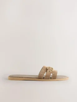 Next Buckle Mule Sandals^Women Wide Fit & Extra Wide Fit