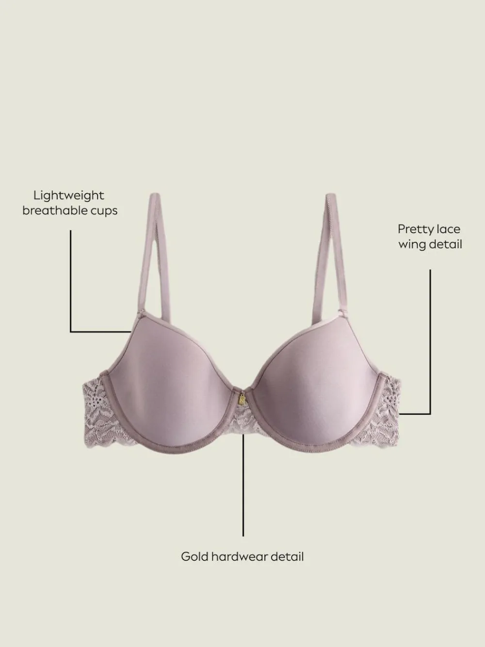 Next Pad Full Cup Premium Ultimate Comfort Lightweight Breathable T-Shirt Bra^Women Bras