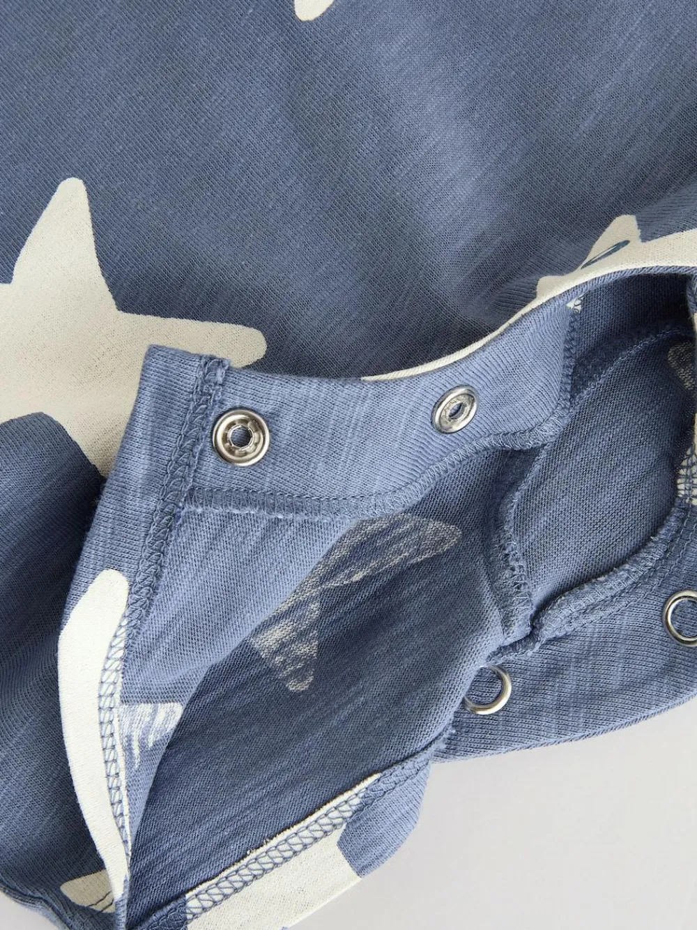 Best Next Teal Blue 100% Cotton Baby Rompers 4 Pack