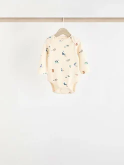 Next Teal Blue 5 Pack Baby Bodysuits