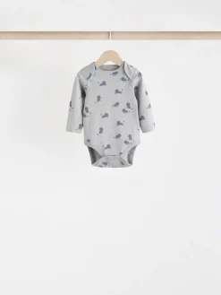 Next Teal Blue 5 Pack Baby Bodysuits