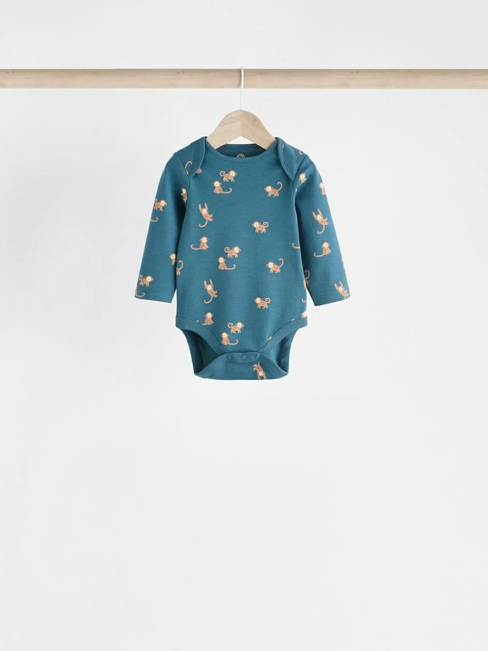 Next Teal Blue 5 Pack Baby Bodysuits