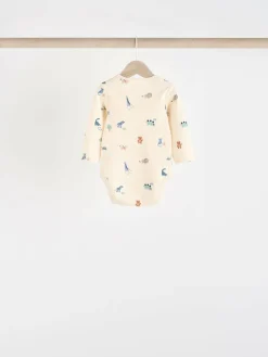 Next Teal Blue 5 Pack Baby Bodysuits