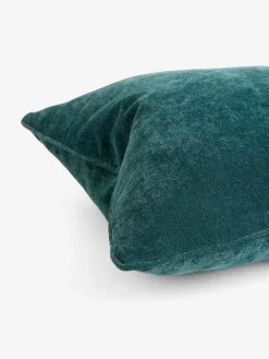 Next Teal Blue 45 x 45cm Soft Velour Cushion^ Cushions & Throws