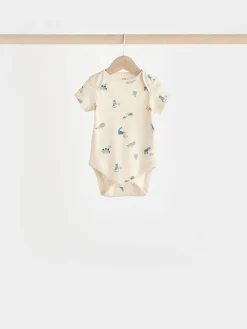 Discount Next Teal Blue Baby 100% Cotton Bodysuits 7 Pack