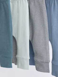 Best Next Baby Leggings 4 Pack (0mths-3yrs) Teal Blue
