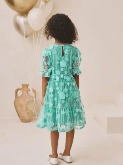 Next Mesh Flower Sequin Party Dress (3-16yrs)^ Dresses