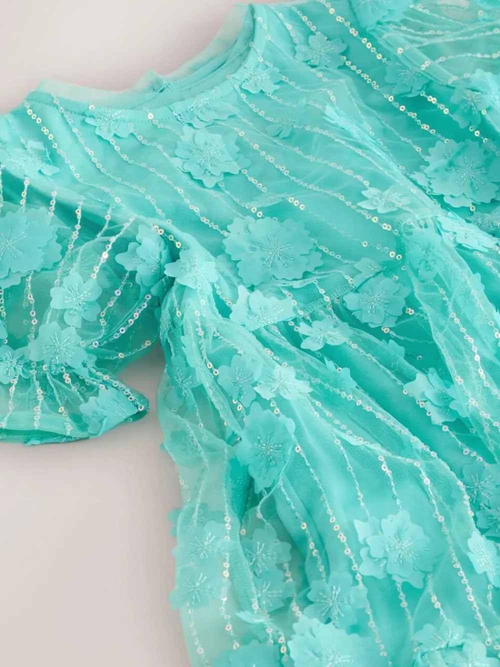 Next Mesh Flower Sequin Party Dress (3-16yrs)^ Dresses