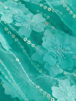 Next Mesh Flower Sequin Party Dress (3-16yrs)^ Dresses