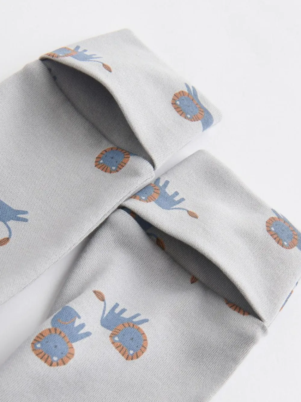 Next Teal Blue Patterned Baby Sleepsuits 5 Pack (0-2yrs)