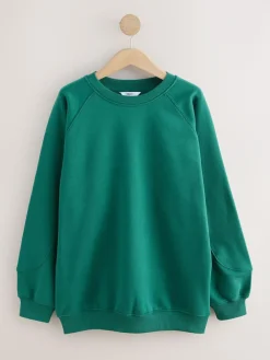 Next Relaxed Fit Heavyweight Longline Crew Neck Sweatshirt^Women Hoodies & Sweatshirts