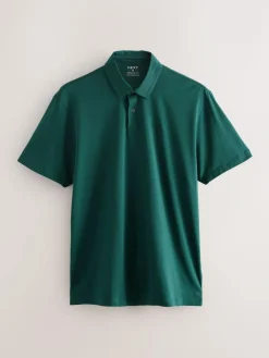 Next Teal Blue/Black/Rust Red Regular Fit Short Sleeve Jersey Polo Shirts 3 Pack^ Tops & T-Shirts