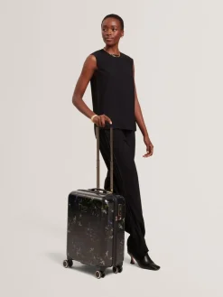 Ted Baker Blue Midnight Bloom Cabin Case^Women Luggage