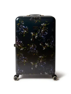 Ted Baker Blue Midnight Bloom Large Suitcase^Women Luggage