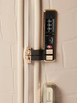 Online Ted Baker Icon Case Croc Medium Suitcase Nude