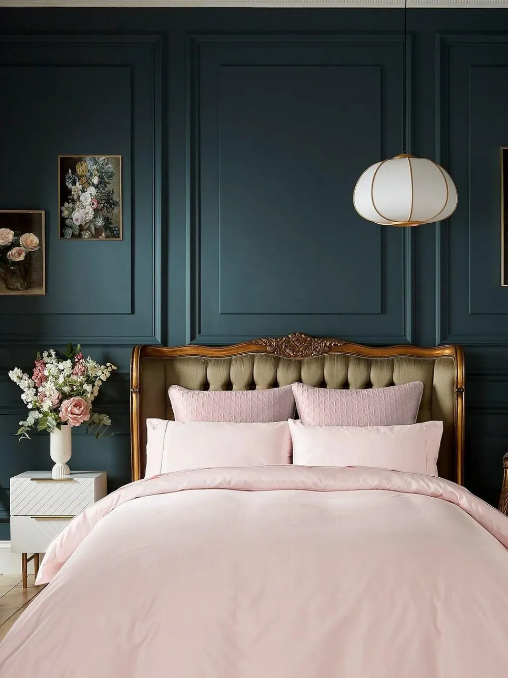 Hot Ted Baker Silky Smooth Plain Dye 250 Thread Count 100% Cotton Duvet Cover Pink