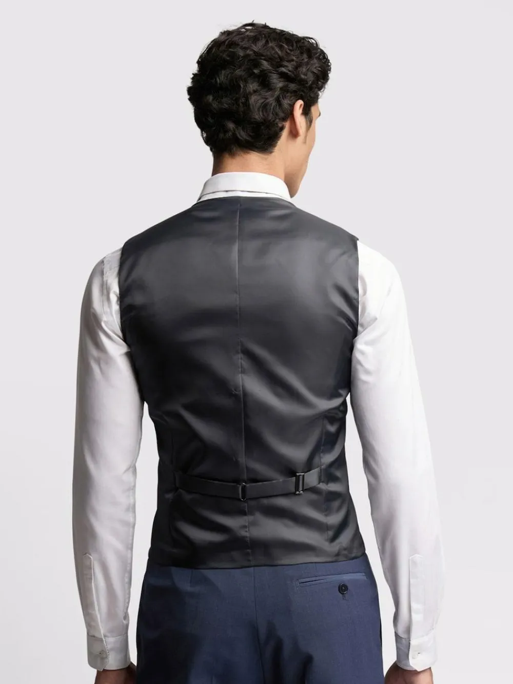 Ted Baker Tailoring Blue Premium Panama Waistcoat^ Vests