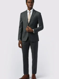 Clearance Ted Baker Tailoring Grey Slim Fit Overcheck Jacket