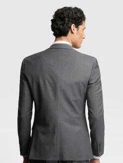 Ted Baker Tailoring Prem Charcoal Grey Panama Slim Suit Jacket^ Grey Suits