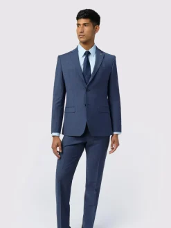 Discount Ted Baker Tailoring Slim Blue Foyle Airforce Scratch Jacket