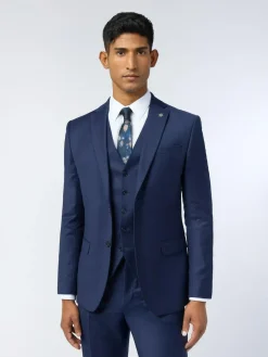 Ted Baker Tailoring Slim Blue Keats Flannel Jacket^ Blue Suits