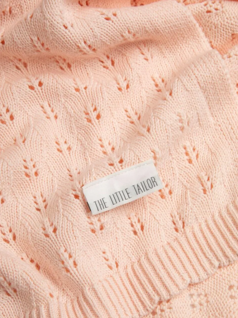 Outlet The Little Tailor 100% Cotton Pointelle Knitted Blanket