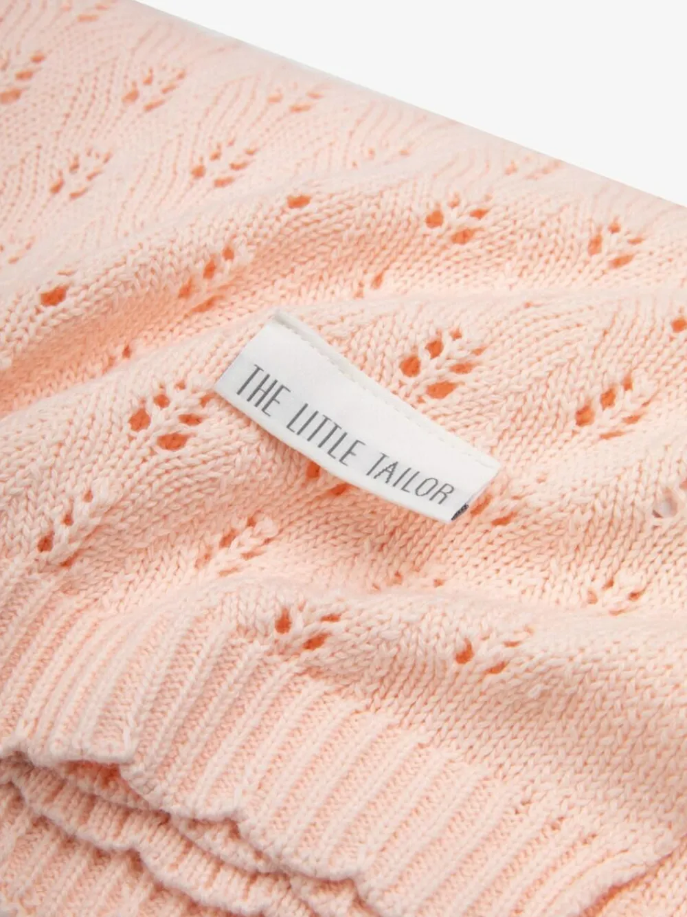 Outlet The Little Tailor 100% Cotton Pointelle Knitted Blanket