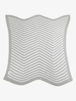 The Little Tailor Baby Chevron Design 100% Cotton Knitted Shawl^ Nursery Bedding|Blankets