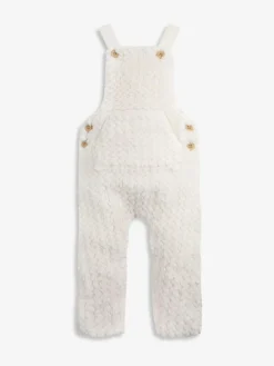 The Little Tailor Baby Chunky Sherpa Fleece Dungarees and Bodysuit Set^ Bodysuits & Vests|Vests
