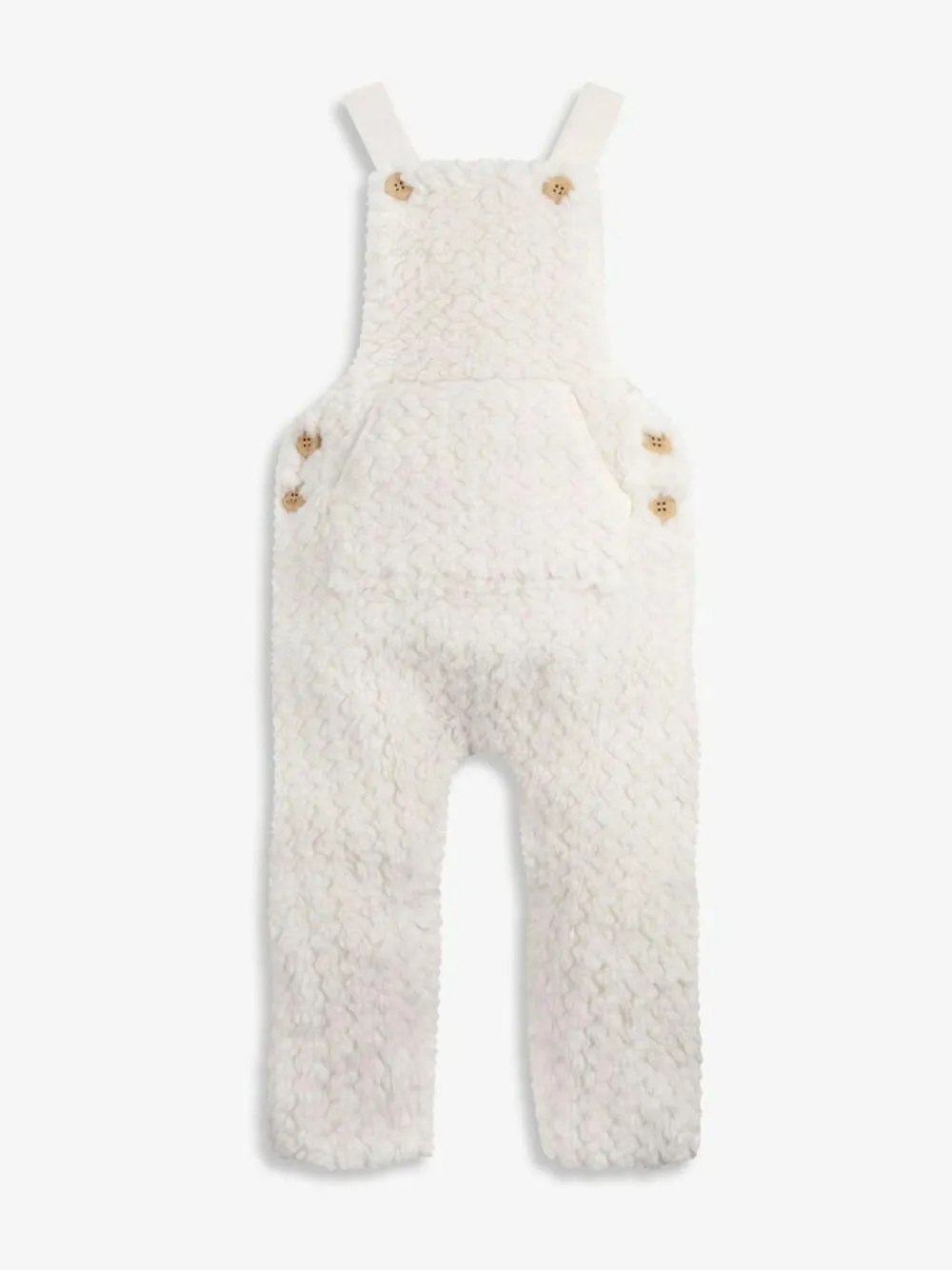 The Little Tailor Baby Chunky Sherpa Fleece Dungarees and Bodysuit Set^ Bodysuits & Vests|Vests