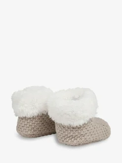 The Little Tailor Baby Knitted Plush Lined Boots^ Shoes
