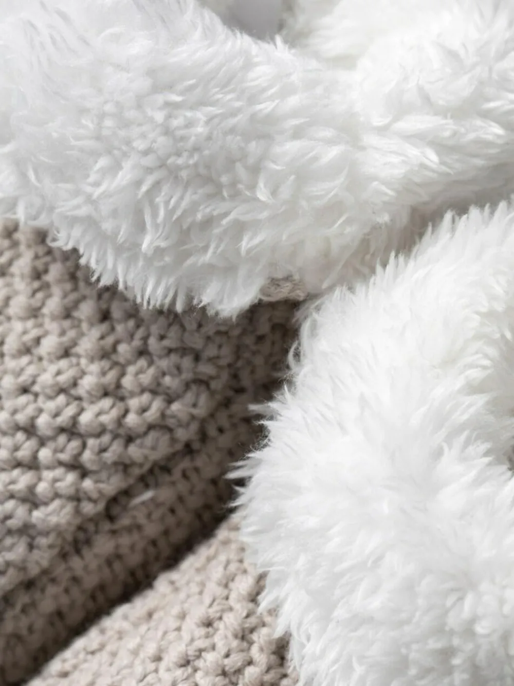 The Little Tailor Baby Knitted Plush Lined Boots^ Shoes