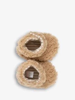 The Little Tailor Baby Plush Lined Chunky Sherpa Booties Fleece^ Baby Boots|Boots