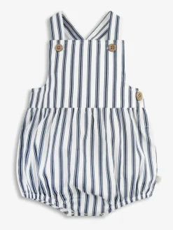 The Little Tailor Baby Woven Shorty 100% Cotton Romper^ Rompers & Overalls