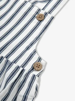 The Little Tailor Baby Woven Shorty 100% Cotton Romper^ Rompers & Overalls