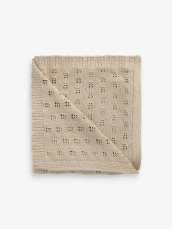 The Little Tailor Natural 100% Cotton Blanket^ Nursery Bedding