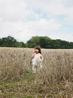 The Little Tailor Sherpa Fleece Cosy Baby Dungaree^BOY Dungarees