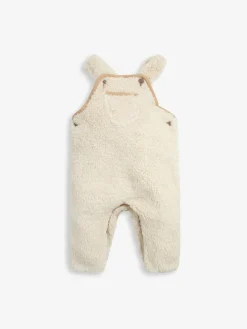 The Little Tailor Sherpa Fleece Cosy Baby Dungaree^BOY Dungarees